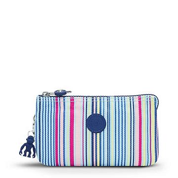 Kipling Creativity Large Printed Zak Blauw Wit | NL 1487LI